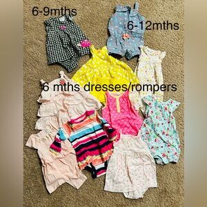 Colorful Kids Dress & Romper Sets